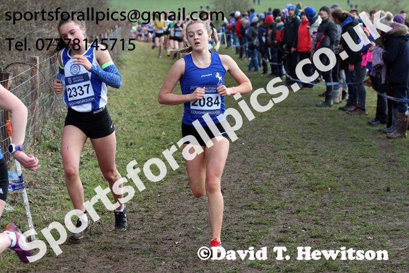 Womens under-17s 2019 British Athletics Inter Counties Cross Country, Prestwood Hall, Loughborough. Photo:  David T. Hewitson/Sports for All Pics